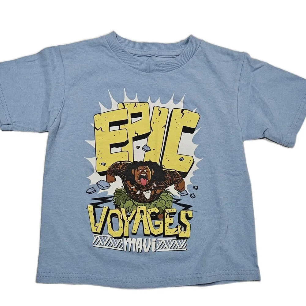 Disney Moana Maui 4pc Set — 3T Tops/Shorts & 4XS Tee - Picture 4 of 7